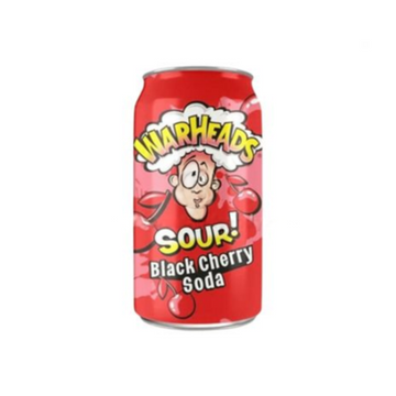 Warheads Sour Black Cherry Soda 330 ml.