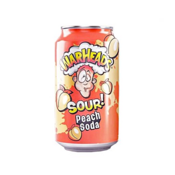Warheads Sour Peach Soda 330 ml.